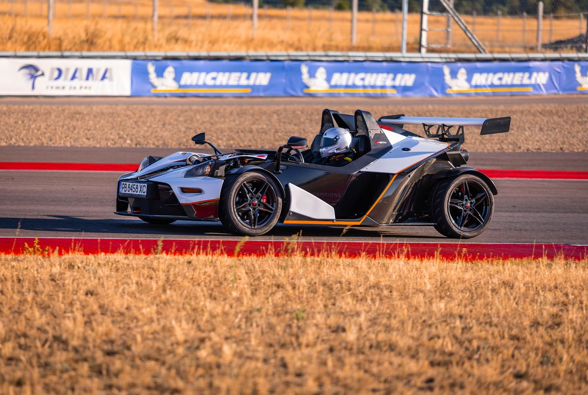 KTM X-Bow at speed