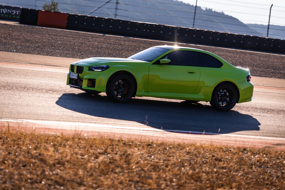 Golden hour on the back straight