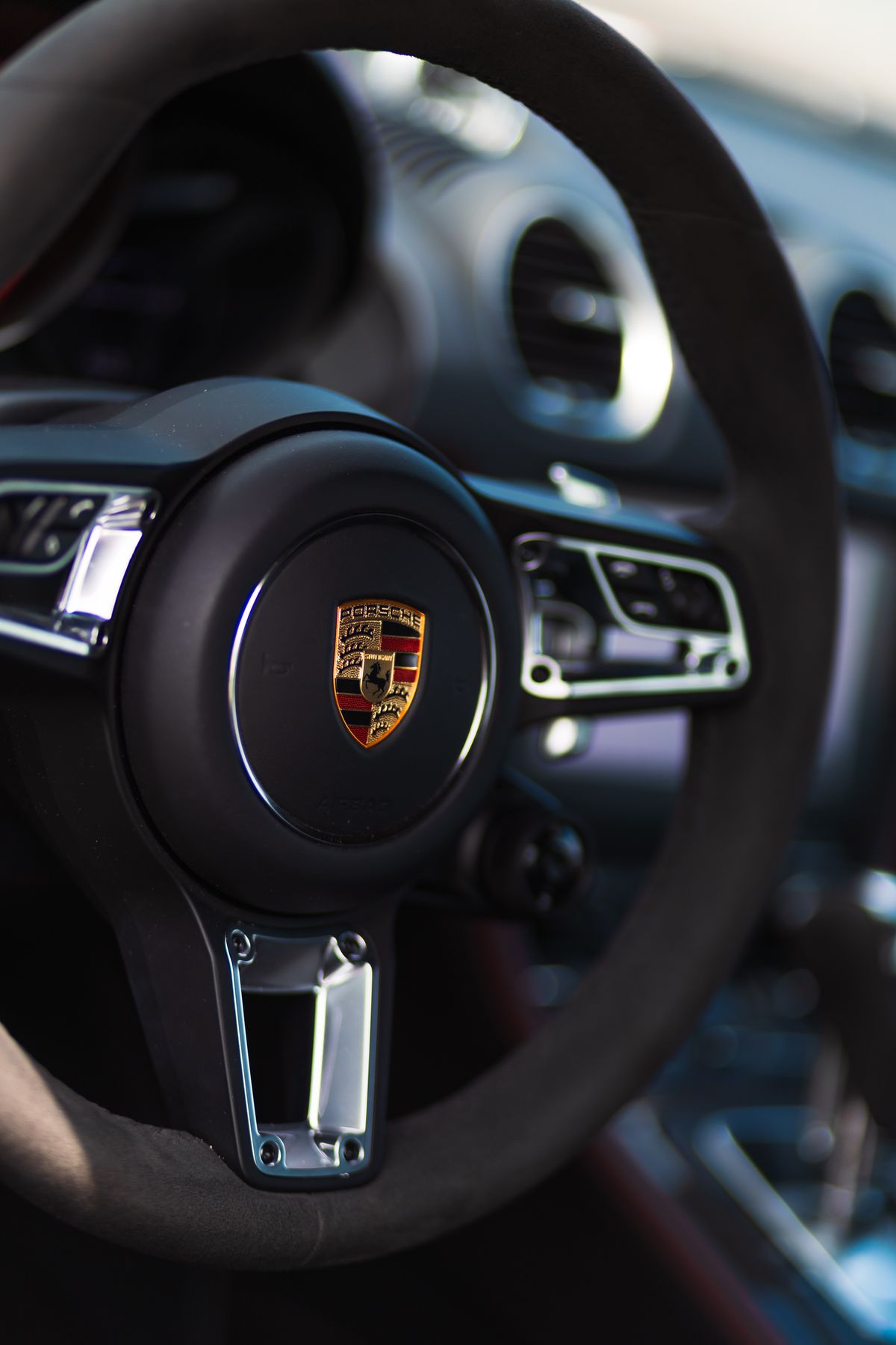 Porsche steering wheel