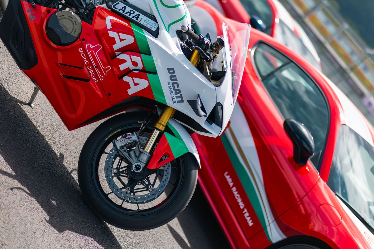 Ducati livery detail